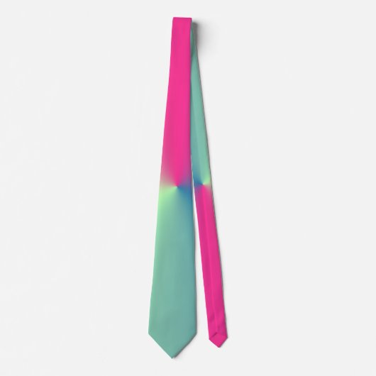 'Happy Place' kleurweergave Stropdas (Voorkant)