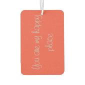 Happy Place Lovely art design art Luchtverfrisser (Achterkant)