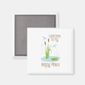 Happy Place Magneet (Voorkant / Achterkant)