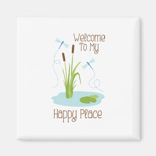 Happy Place Magneet