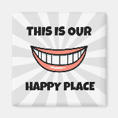 Happy place magneet (Voorkant)