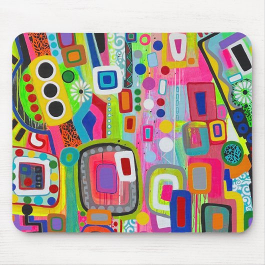 Happy Place Mousepad Muismat (Voorkant)