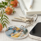 Happy Place Sleutelhanger (Voorkant Rechts)