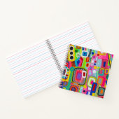 Happy Place Square Notitieboek (Binnen)