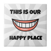 Happy place tegeltje (Voorkant)