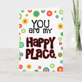 Happy Place Valentijn Love Feestdagen Kaart