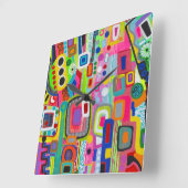 Happy Place wandklok (Hoek)