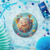 Happy Planet-Bord Papieren Bordje (Feest)
