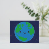 Happy Planet Earth Briefkaart (Staand voorkant)