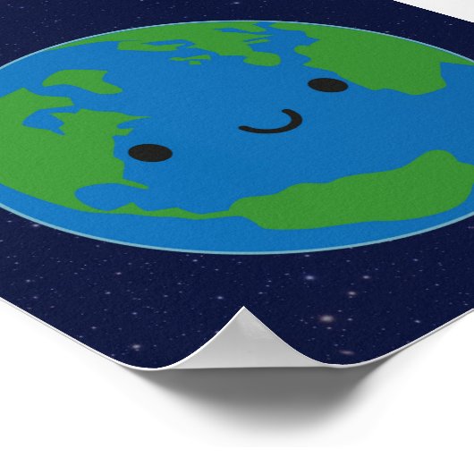 Happy Planet Earth Poster (Hoek)