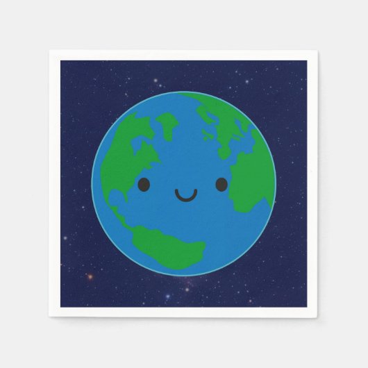 Happy Planet Earth Servetten (Voorkant)