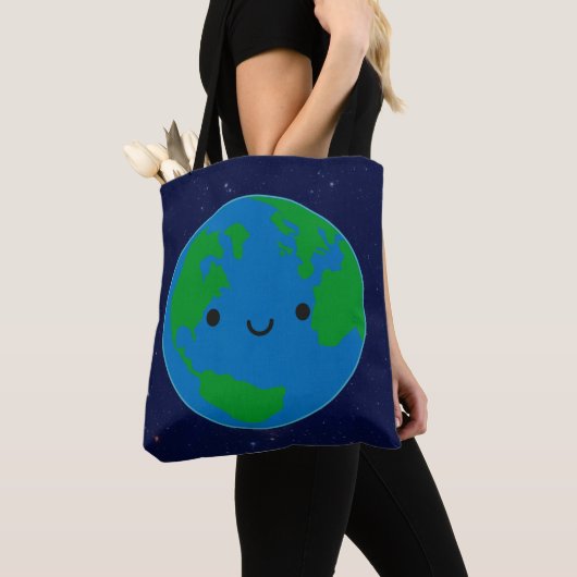 Happy Planet Earth Tote Bag (Dichtbij)