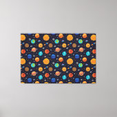 Happy Planets Canvas Print (Voorkant)