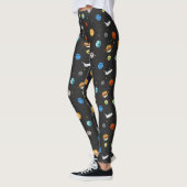 Happy Planets in de buitenruimte Leggings (Links)