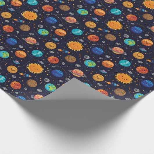 Happy Planets inpakpapier (Hoek)