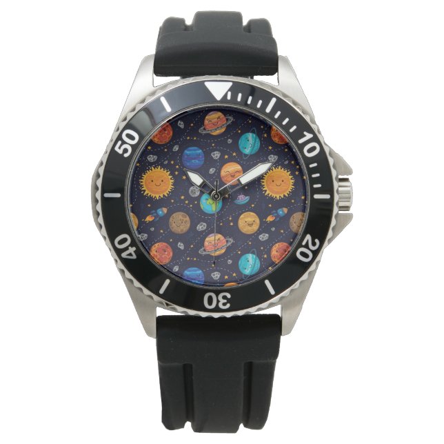 Happy Planets kijken Horloge (Voorkant)