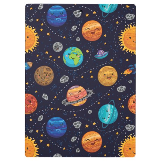 Happy Planets Klembord (Achterkant)