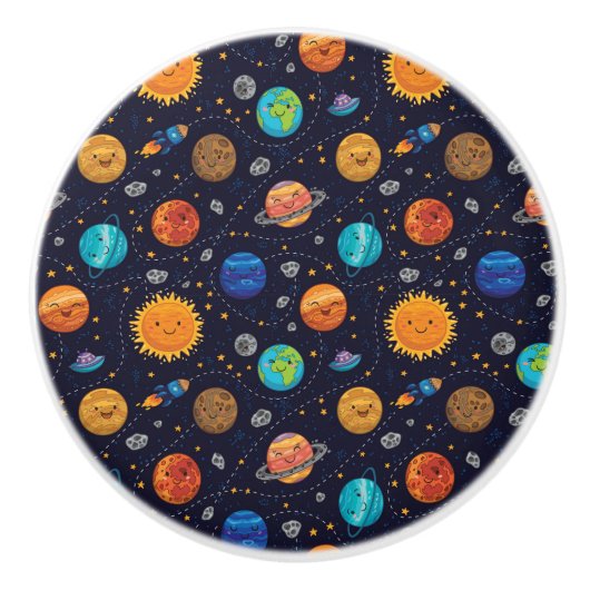 Happy Planets Knop (Voorkant)