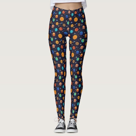 Happy Planets Leggings (Voorkant)