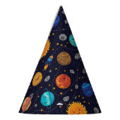 Happy Planets Papieren Pet Feesthoedjes (Links)
