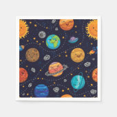 Happy Planets Papieren servetten (Voorkant)