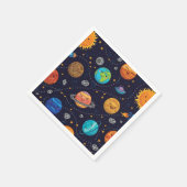 Happy Planets Papieren servetten (Hoek)