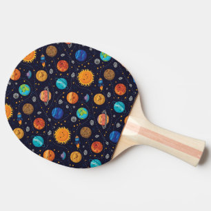 Happy Planets Ping Pong Paddle Tafeltennisbatje