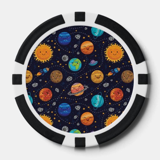 Happy Planets Poker Chips (Voorkant)