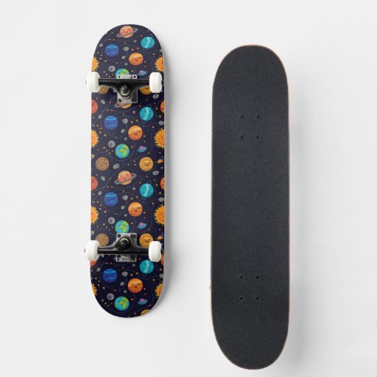 Happy Planets Skateboard (Voorkant)