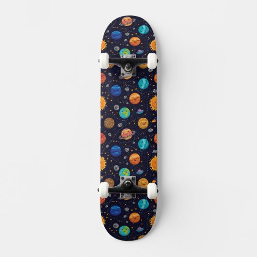 Happy Planets Skateboard (Voorkant)