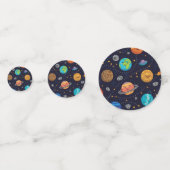 Happy Planets Tafel Confetti (Voorkanten)