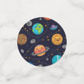 Happy Planets Tafel Confetti (Kleine voorkant)