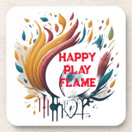 Happy Play Flame Bier Onderzetter
