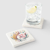 Happy Play Flame Stenen Onderzetter (Zijkant)