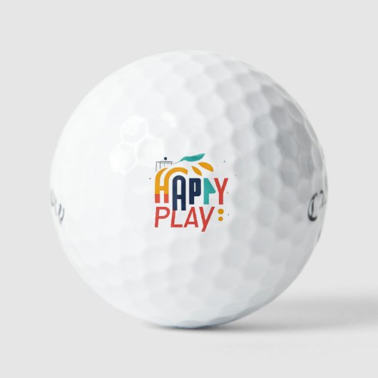 Happy Play Red Golfballen (Voorkant)