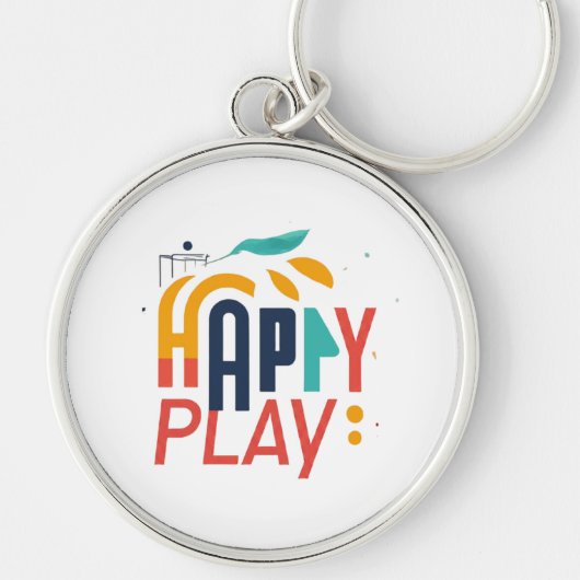 Happy Play Red Sleutelhanger (Voorkant)