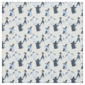 Happy Playful Penguins Stof (Swatch)