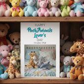 Happy Plush Animals Day | October 28th Kaart
