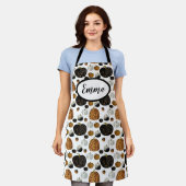 Happy polka dots pumpkin thanksgiving schort (Gedragen)