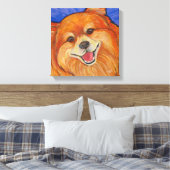 Happy Pom Canvas Afdruk (Insitu (Slaapkamer))