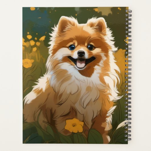  Happy Pomeranian Planner (Achterkant)