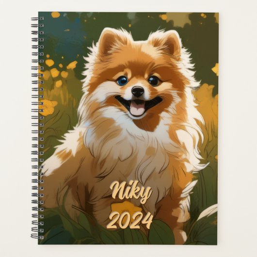  Happy Pomeranian Planner (Voorkant)