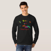 Happy Pongal With Flying Kites T-shirt (Voorkant volledig)