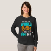 Happy Positive Friendship Compliment T-shirt (Voorkant volledig)