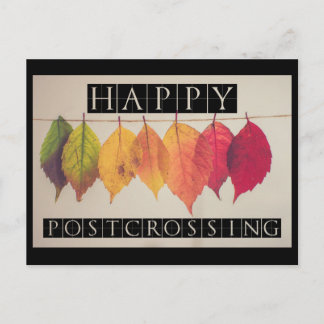 Happy Postcrossend Briefkaart
