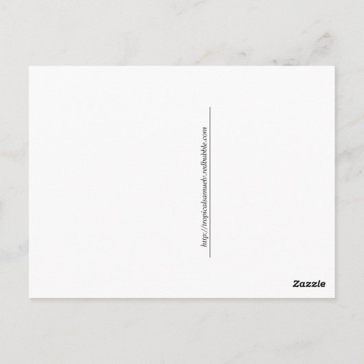 HAPPY POSTCROSSING BRIEFKAART (Achterkant)