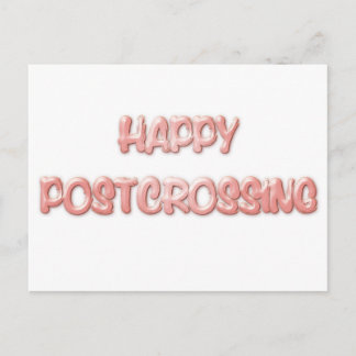 HAPPY POSTCROSSING BRIEFKAART