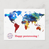 Happy postcrossing. briefkaart (Voorkant)
