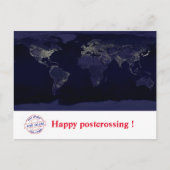 Happy postcrossing. briefkaart (Voorkant)