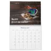 Happy Postcrossing - Middelgrote kalender (Feb 2027)